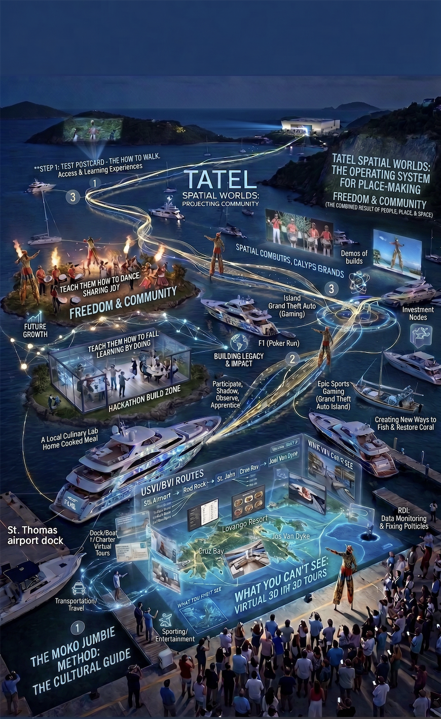 TATEL spatial world vision